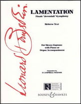 Lamentation Vocal Solo & Collections sheet music cover